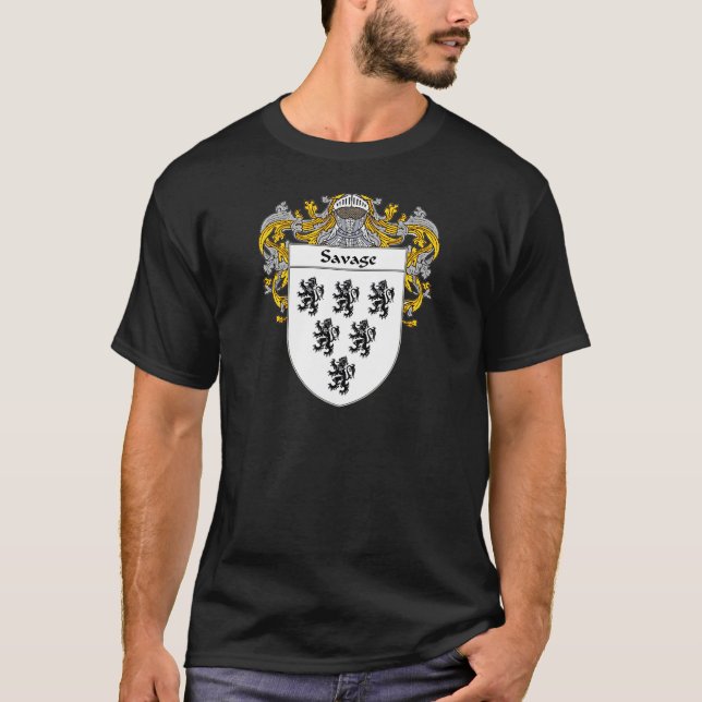 Camiseta Brasão selvagem (envolvida) (Frente)