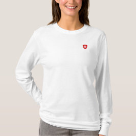 Camiseta Brasão suíça - lembrança suíça