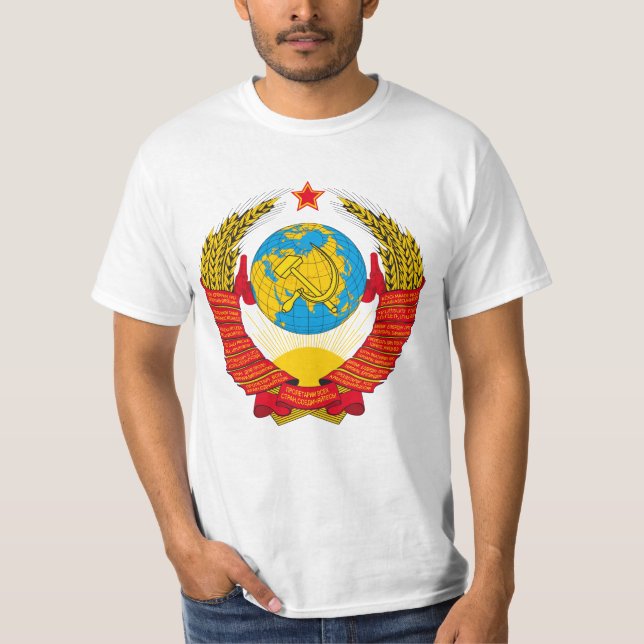 Camiseta Brasão UdSSR CCCP (Frente)