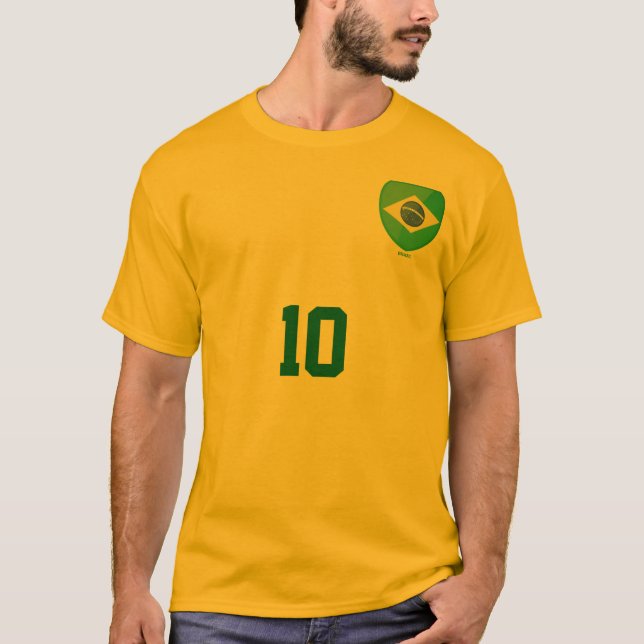 Camiseta Brasil 10 (Frente)