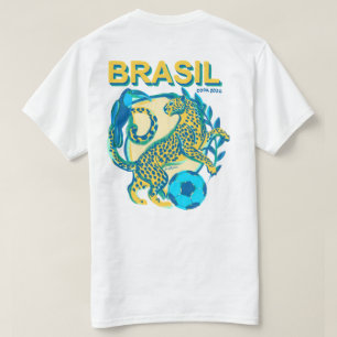 Camiseta Brasil 2026 Tropical Power Amarela