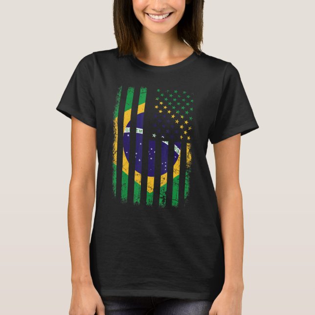 Camiseta Brasil: Bandeira Brasileira (Frente)