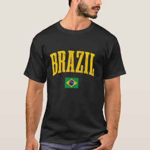 Camiseta Brasil Bandeira Brasileira Orgulho Brasil Lembranç