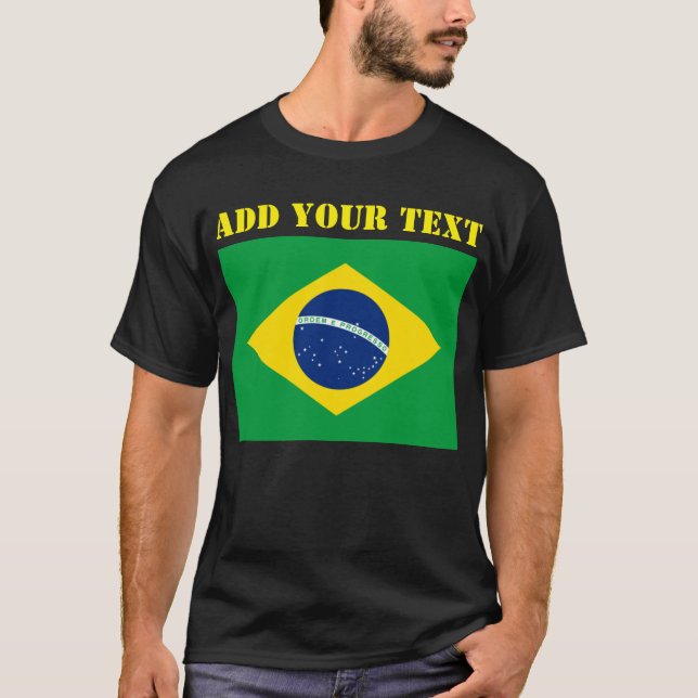 Camiseta Brasil Bandeira Copa do Mundo 2022 (Frente)