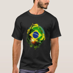 Camiseta Brasil: Bandeira do futebol Brasil