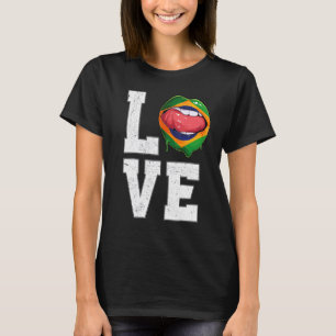 Camiseta Brasil: Bandeira do futebol brasileiro