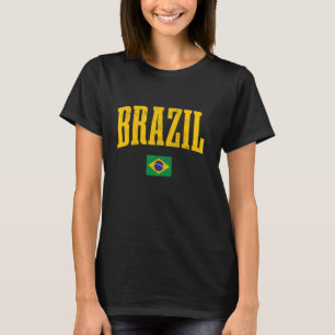 Camiseta Brasil: Bandeira do Orgulho Brasil Souvenir