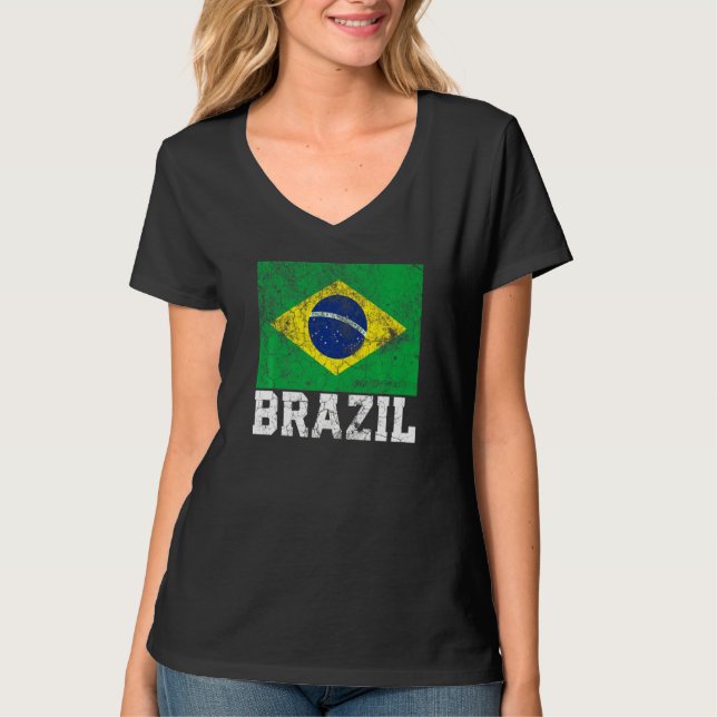 Camiseta Brasil: Bandeira do Orgulho Raia Família Nacional  (Frente)