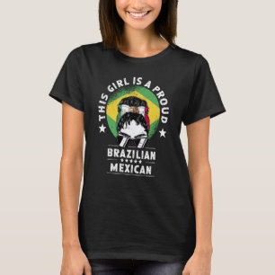 Camiseta Brasil Bandeira México cultiva orgulho cidadão fem