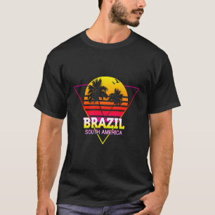 Camiseta Brasil Bech Sunset Praia Carioca América do Sul Re