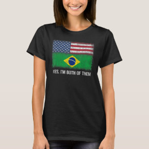 Camiseta Brasil Brasil Brasil: Bandeira Brasileira Dupla Ci