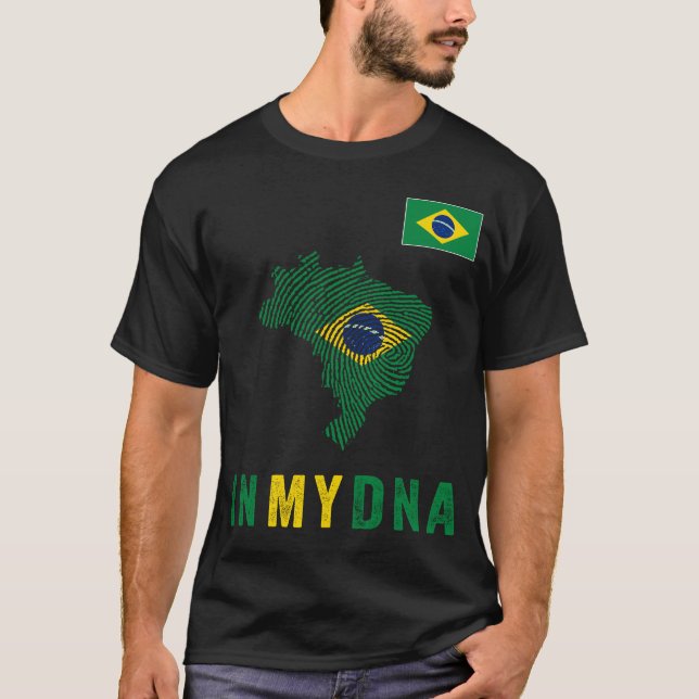 Camiseta Brasil, brasileiro, bandeira do Brasil, bandeira d (Frente)