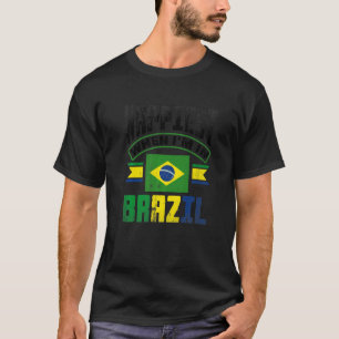 Camiseta Brasil Brasileiro Bandeira do Brasil Mais Feliz Qu