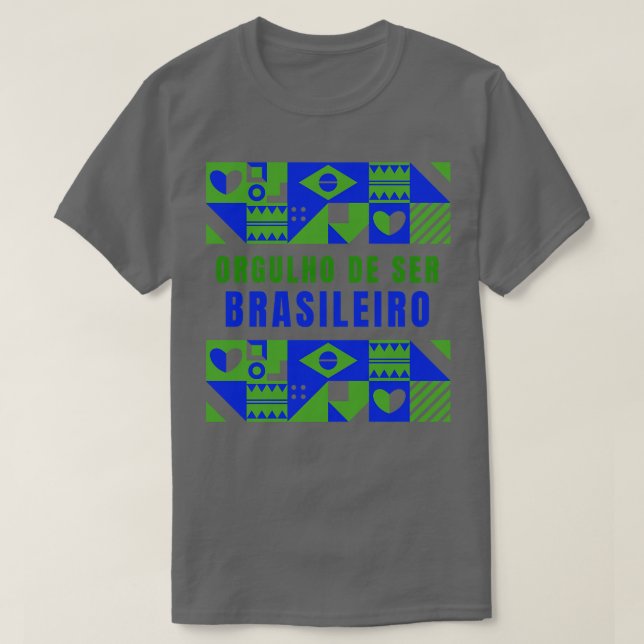 Camiseta brasil brasileiro brasileiro (Frente do Design)
