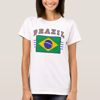 Camiseta Brasil com bandeira