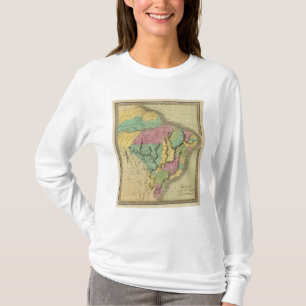 Camiseta Brasil com Guiana e Paraguai