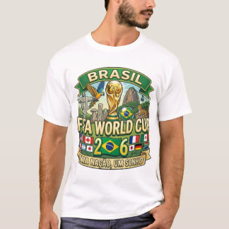 Camiseta Brasil Copa do Mundo Fifa 2026