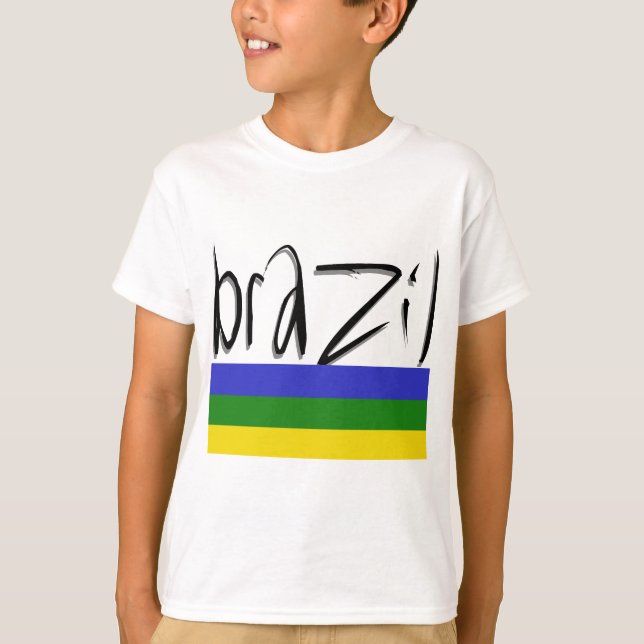 Camiseta Brasil Cores! (Frente)