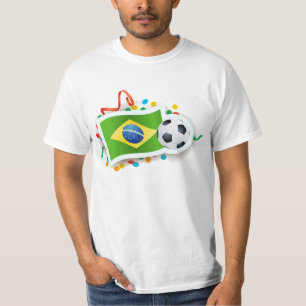 Camiseta Brasil, design de futebol