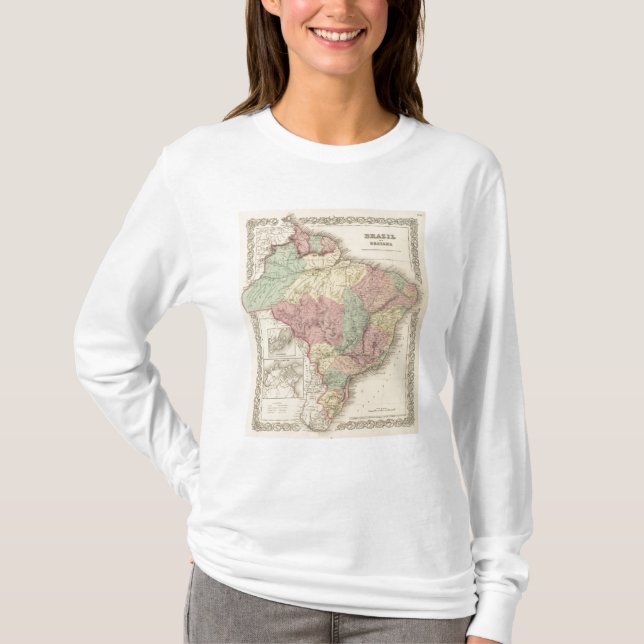 Camiseta Brasil e Guayana (Frente)
