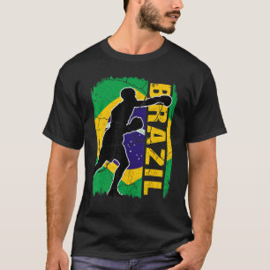Camiseta Brasil: Equipe de in-a-box Bandeira Luvas de in-a-