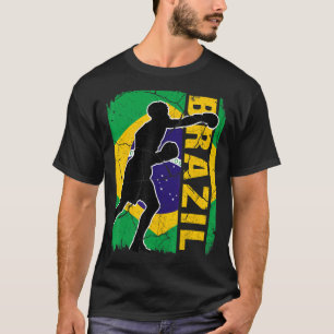 Camiseta Brasil: Equipe de in-a-box Bandeira Luvas de in-a-