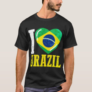Camiseta Brasil Eu amo o Brasil