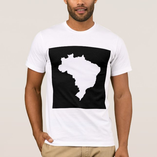 Camiseta Brasil Festivo Negro em Emporio Moffa (Frente)
