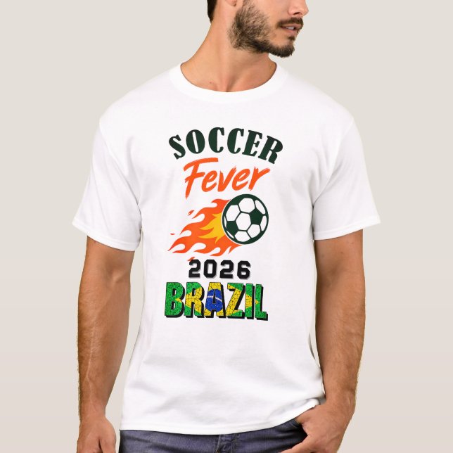 Camiseta Brasil Fever 2026 Fan Gear Limited Edition (Frente)