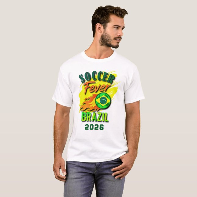 Camiseta Brasil Fever 2026 Fan Gear Limited Edition (Frente Completa)