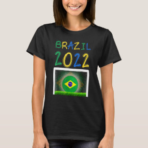 Camiseta Brasil Futebol 2022 Bandeira Brasil Gráfico