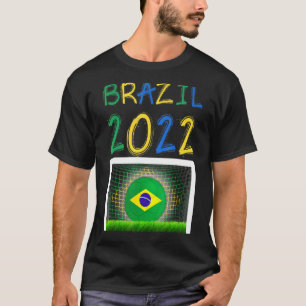 Camiseta Brasil Futebol 2022 Bandeira Brasil Gráfico