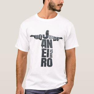 Camiseta Brasil Jesus Cristo Rio de Janeiro Cristo Souvenir