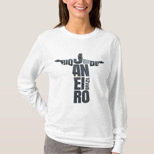 Camiseta Brasil Jesus Cristo Rio de Janeiro Cristo Souvenir