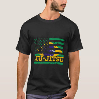 Camiseta Brasil: Jiu Jitsu American Bandeira Usos
