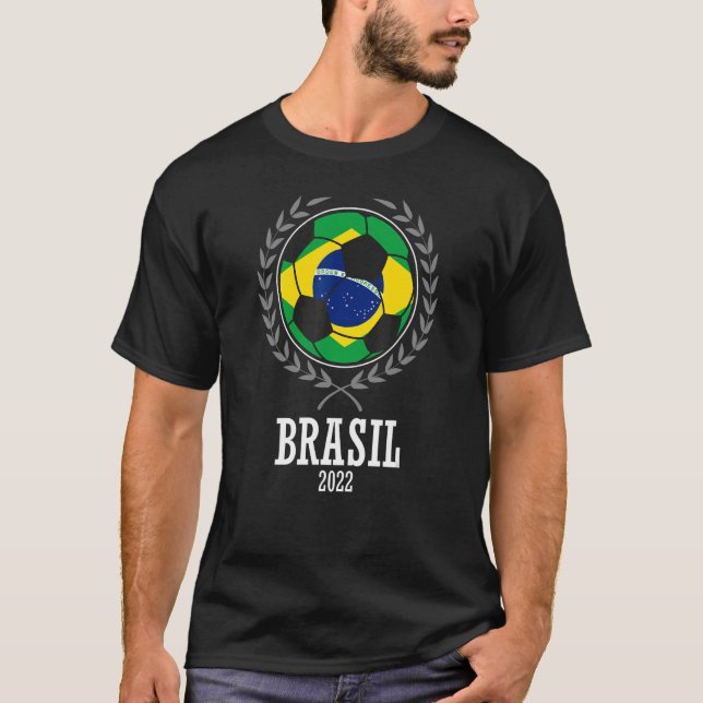 Camiseta Brasil: Jogo de Futebol Dia 2022 (Frente)