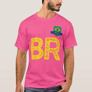 Camiseta Brasil - Letra Humana B e Letra R Brasil S
