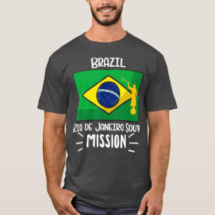 Camiseta Brasil Missão LDS da Mórmon do Sul do Rio de Jan