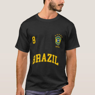 Camiseta Brasil Número 8: Esportes da Equipe Brasileira de