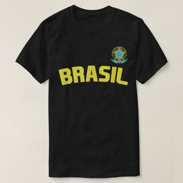 Camiseta Brasil Orgulho Brasil Bandeira Internacional C (Frente do Design)