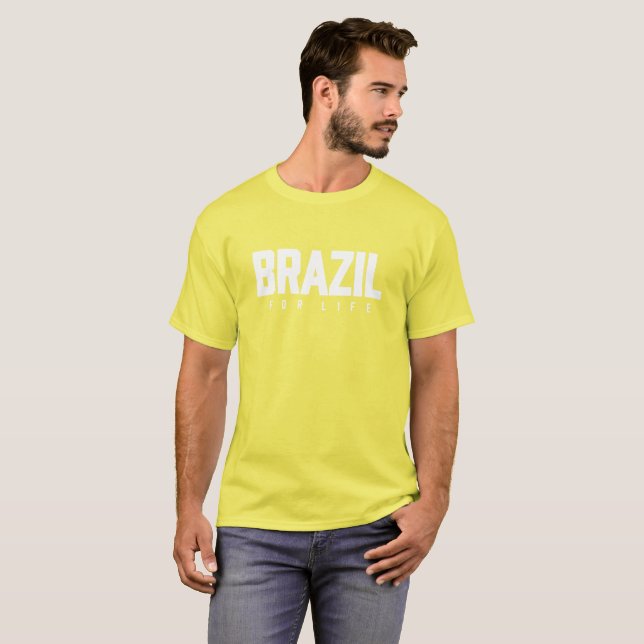 Camiseta Brasil Para a Vida (Frente Completa)