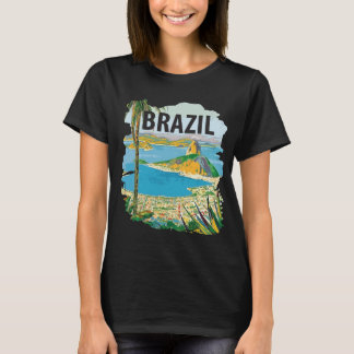 Camiseta Brasil Rio de Janeiro Costa Viagem Verde
