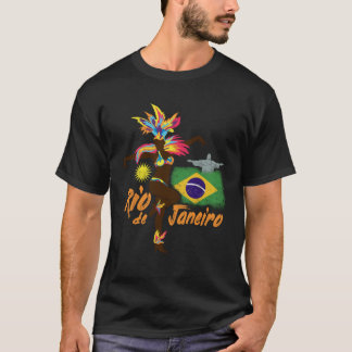 Camiseta Brasil vintage dança de samba