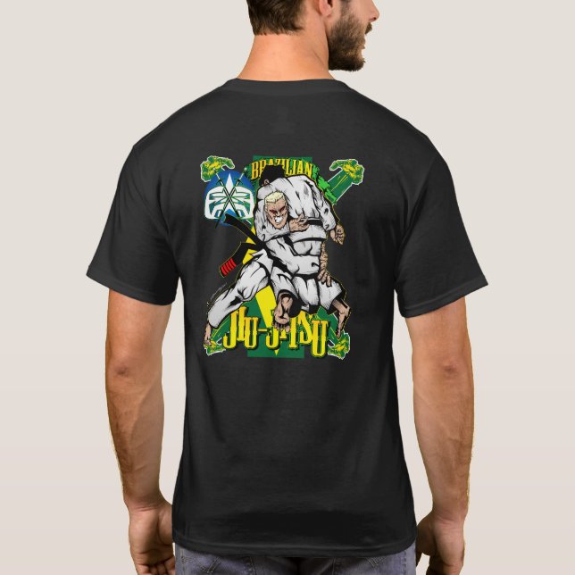 Camiseta brasileiro Jiu-Jitsu - bjj (Verso)