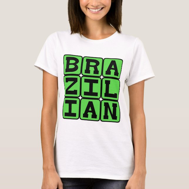 Camiseta Brasileiro, Nacionalidade (Frente)