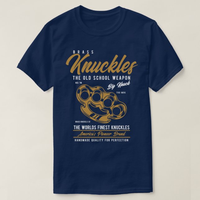 Camiseta Brass Knuckles (Frente do Design)