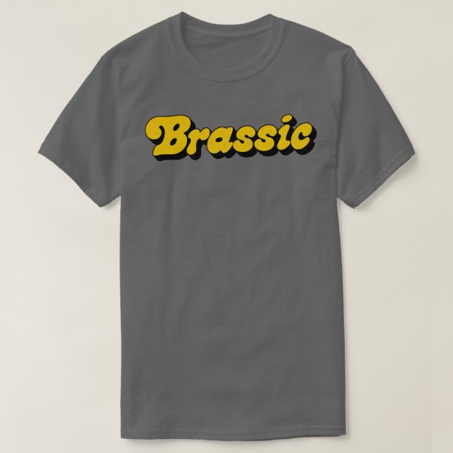Camiseta BRASSIC - Design de Estilo de Distância Desvanecid (Frente do Design)