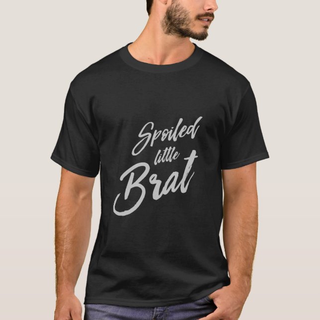 Camiseta Brat Enrugado, Cute Engraçado (Frente)