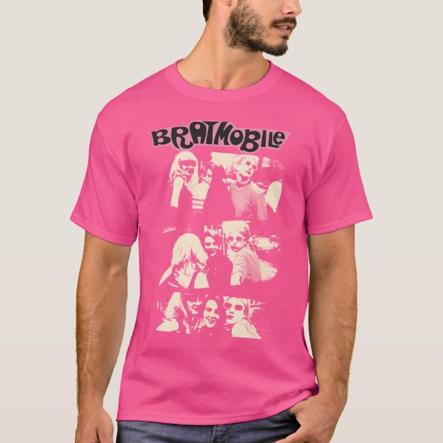 Camiseta Bratmobile Riot Grrrl (Frente)