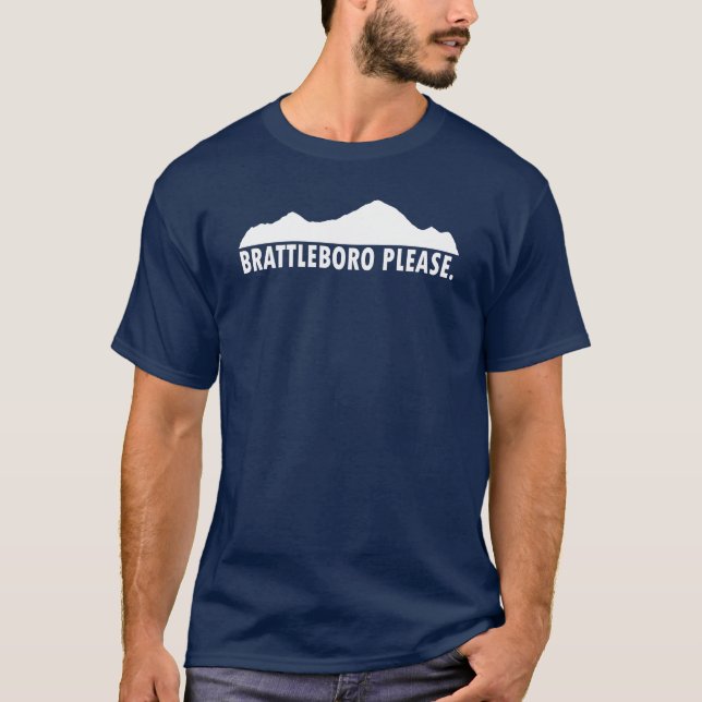 Camiseta Brattleboro Vermont Por Favor (Frente)